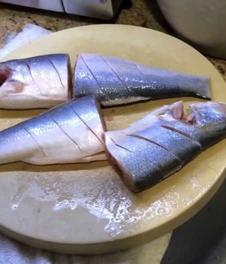 CÁ CHÉT làm sạch, rửa sạch