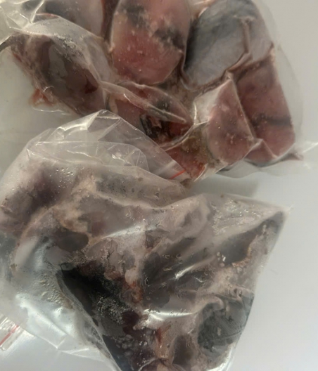 ĐẦU ĐUÔI CÁ NGỪ làm sạch, rửa sạch
