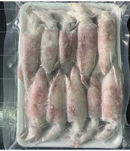 MỰC ỐNG MINI làm sạch, rửa sạch